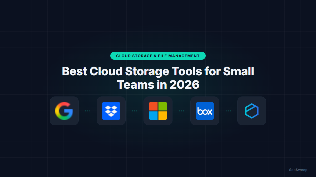Best Cloud Storage Tools for Small Teams in 2026