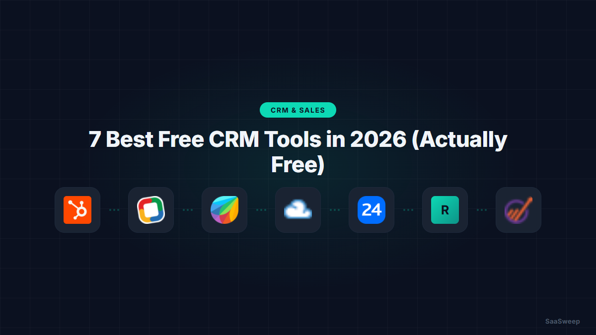 7 Best Free CRM Tools in 2026 (Actually Free)
