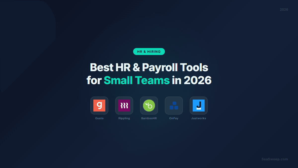 Best HR & Payroll Tools for Small Teams in 2026