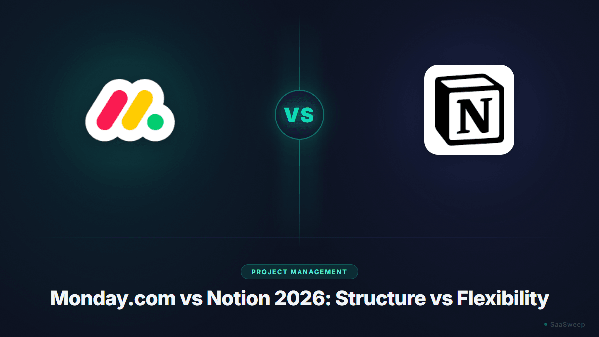 Monday.com vs Notion 2026: Structure vs Flexibility